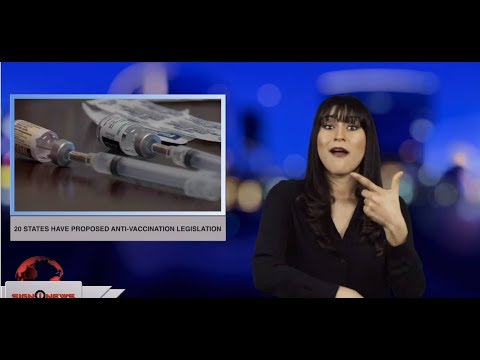 20 states have proposed anti-vaccination legislation (ASL - 3.7.19)