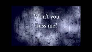 Wouldn&#39;t you miss me SYD BARRETT (lyrics)