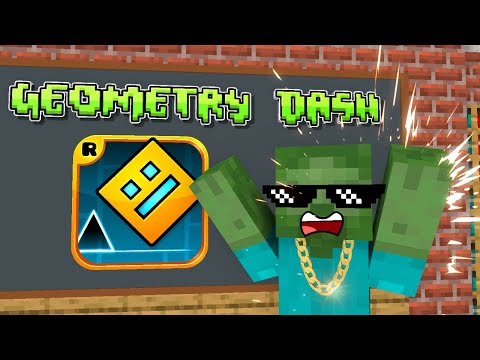 Craftyrix - Monster School : Geometry Dash - Minecraft Animation