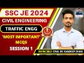 1. Traffic Engineering | Most Important MCQs of Civil Engineering 2024 #sandeepjyani #sscje2024civil