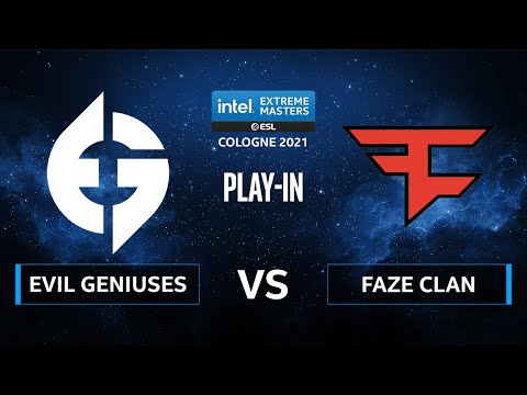 CS:GO - Evil Geniuses vs. FaZe Clan [Mirage] Map 1 - IEM Cologne 2021 - Play-In