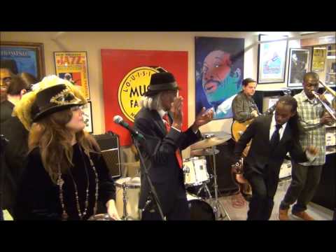 Big Chief Alfred Doucette & Big Pearl & The Fugitives of Funk @ Louisiana Music Factory 2014