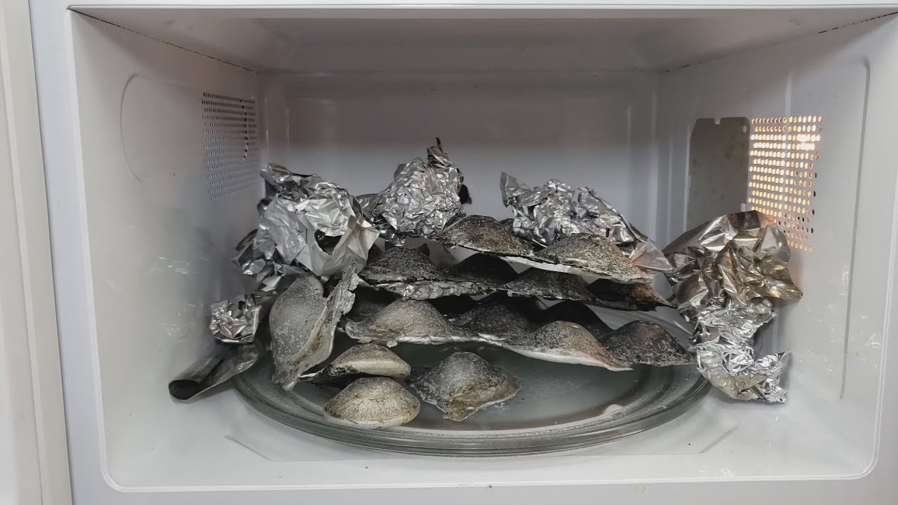 O que acontece se colocar METAL dentro do MICROONDAS ??