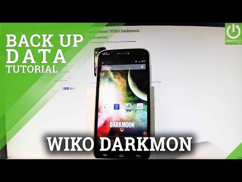 How to Back Up Data in WIKO Darkmoon - Enable Backup