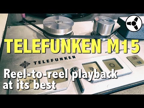 TELEFUNKEN M15A 1/4 Inch Tonbandgerät / Tape Recorder (NEEDS SERVICE