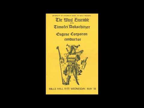 Arutunian Trumpet Concerto - Timofei Dokshitser with the University of Wisconsin Wind Ensemble