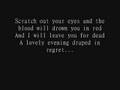 Red And Dying Evening - Lyrics