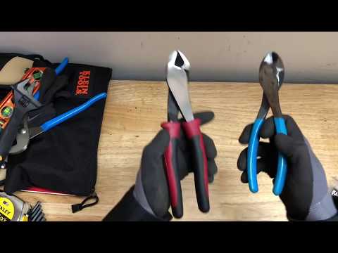 Building A Tool Bag (Diagonal Cutting Pliers Channellock 337 and Klein Tools J248-8)