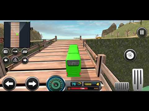 3D best bus simulator driver games for android | Uphill Mountain Driving #12 | Android Gameplay