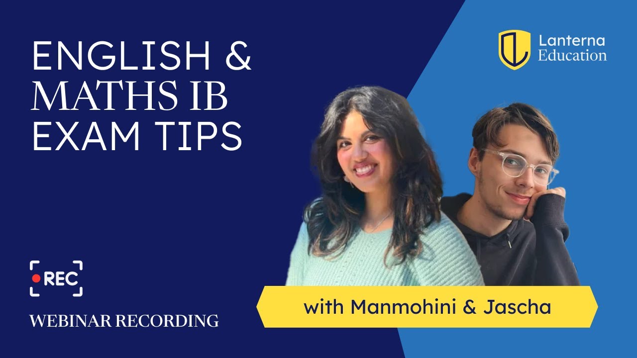 IB Exam Tips Webinar | English and Maths