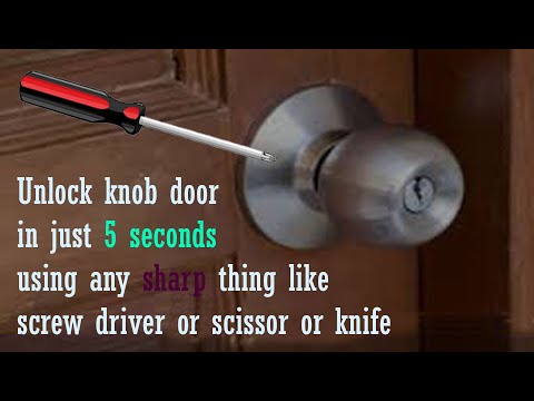How To Unlock A Door With A Bobby Pin - 12 Ways To Open A Locked