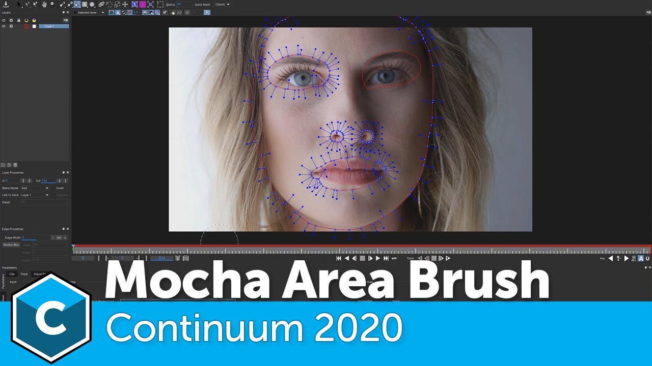 Continuum 2020: Mocha Area Brush Tool