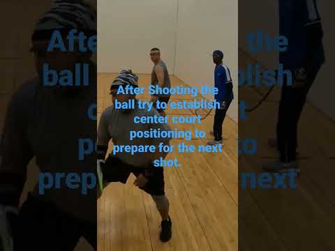 Racquetball:Center Court Positioning. Is it important in doubles? #racquetball