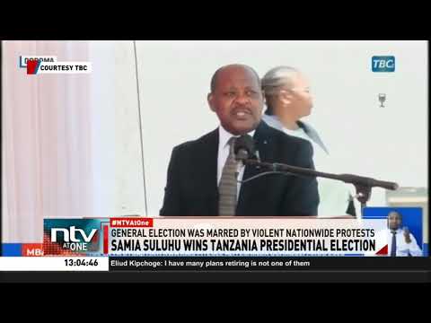 Tanzania’s Samia Suluhu handed certificate after being declared winner of 2025 presidential election
