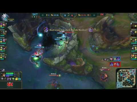 SKT vs IM - Avoidless Baron Steal