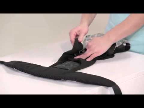 JJ Cole Medley Baby Carrier   Putting on a Carrier Cover
