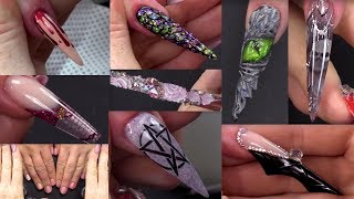 4 HOURS OF NAIL ART - DRAGONS - BAT WING - AUTUMNAL - BACK TO BASICS