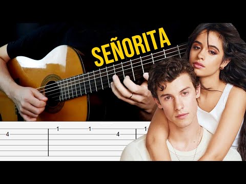 SEÑORITA Guitar Tabs Tutorial (Camilla Cabello & Shawn Mendes)