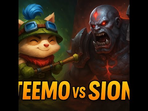 Teemo VS Sion - Top lane - Best moments - Draft