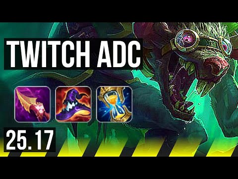 TWITCH & Pyke vs YUNARA & Shen (ADC) | EUW Master | 25.17