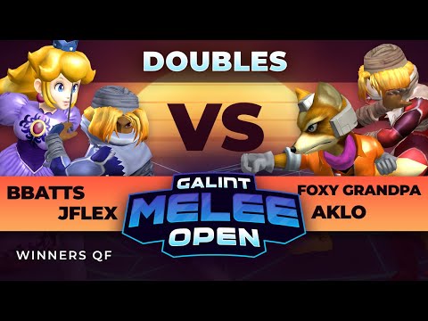 Aklo / Foxy Grandpa vs BBatts / JFlex - Doubles Top 8 Qualifier - Galint Melee Open: Summer Edition