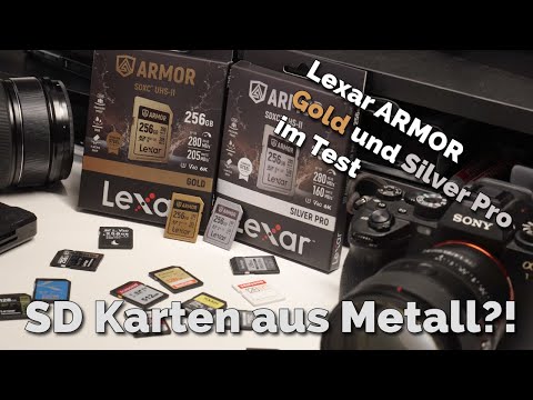 Metal memory cards?! Lexar ARMOR SDXC UHS-II memory cards tested