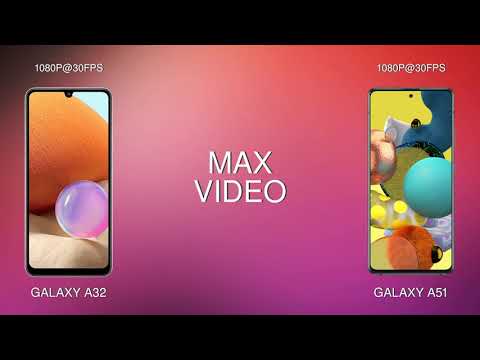 Samsung Galaxy A32 vs Samsung Galaxy A51 comparison