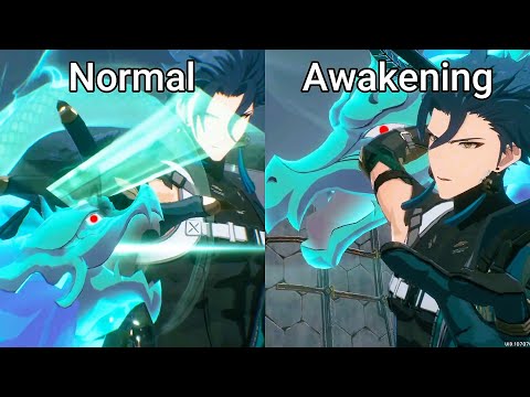 Jiyan Burst Normal vs Awakening