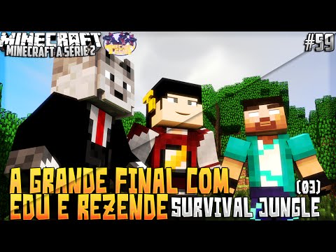 ULTIMATE JUNGLE SURVIVAL! Final Battle ft. EDU E REZENDE - Minecraft #59