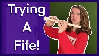 Video thumbnail for Recorder player tries a Yamaha YRF-21 Fife! by Claythorpe Music