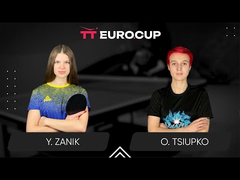15:30 Yulianna Zanik - Oleksandra Tsiupko 31.07.2024 TT Euro.Cup Women Ukraine Star. TABLE 4