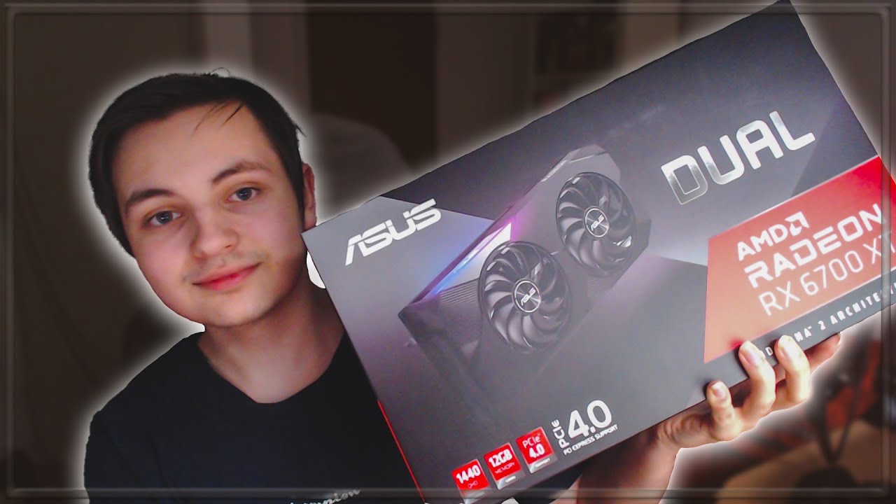 Видеокарта Asus Radeon RX 6700 XT Dual OC 12Gb (DUAL-RX6700XT-O12G)