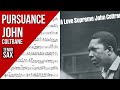 John Coltrane on "Pursuance" (A Love Supreme, Pt. III) - Solo Transcription for Tenor Sax