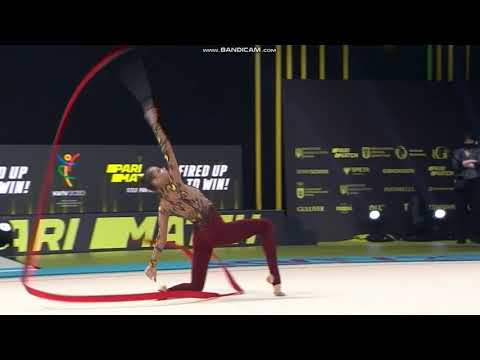 Vlada NICOLCHENKO (UKR) Ribbon AA - European Championships Kyiv 2020