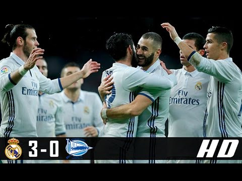 Real Madrid vs Alaves 3-0 All Goals & Highlights (La Liga) 03-04-2017
