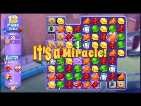 Wonka's World of Candy Level 314 - NO BOOSTERS + FULL STORY 🍫 | SKILLGAMING ✔️