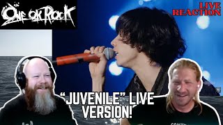 VIEWER SUGGESTS! ONE OK ROCK "Juvenile" - Live Reaction! #ONEOKROCK #KingTaka #LiveReaction