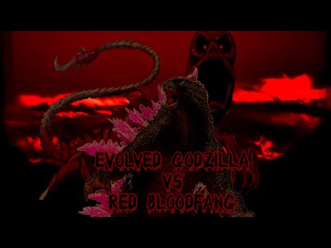 Evolved Godzilla Vs Red NES Bloodfang ( Stop Motion) 