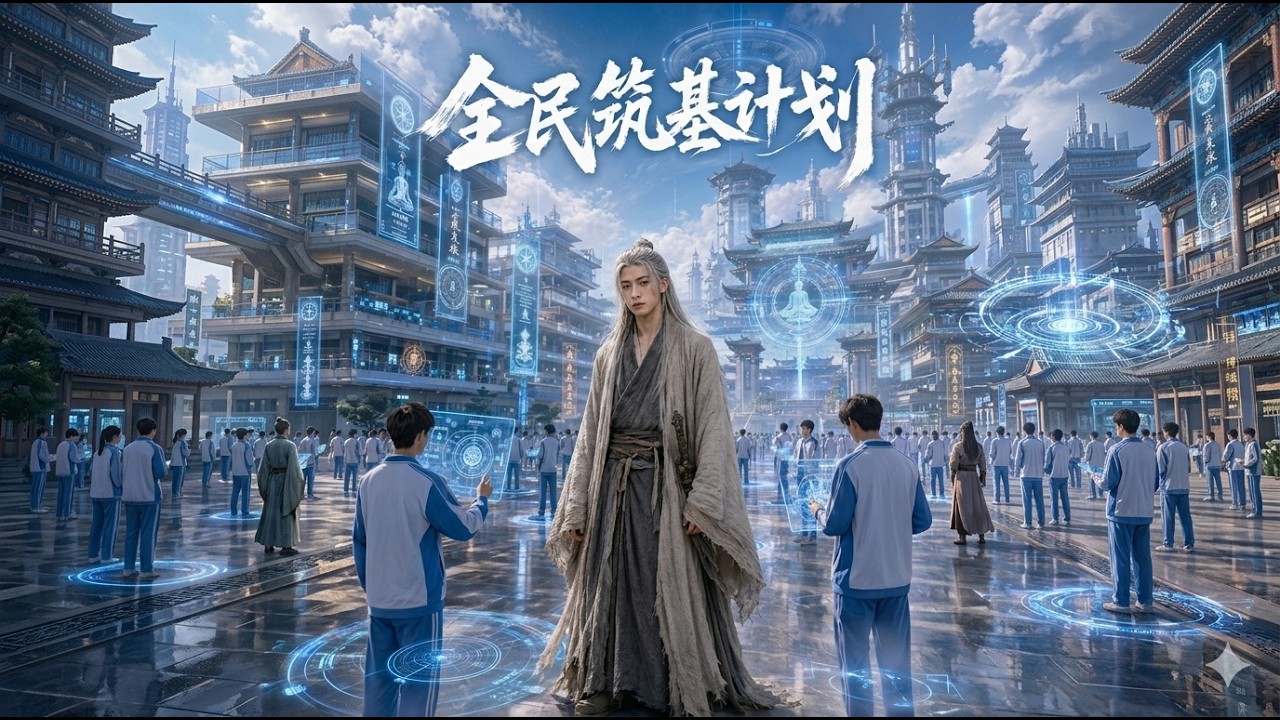 全民筑基计划1-35 合集  #ai短剧 #修仙 #爽文 #2026最火动漫 #热门短剧