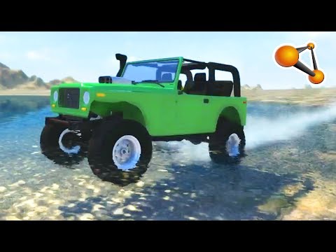 BeamNG.Drive - Top speed Water sliding Crashes #2