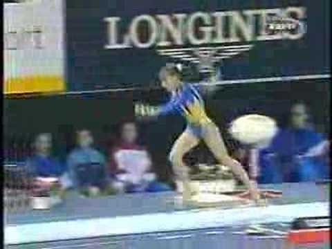 Oana Petrovschi - 2002 Worlds Finals - Vault 2