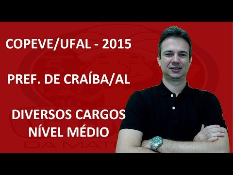 COPEVE15Q022 - COPEVE - 2015 - PREF. CRAÍBAS/AL - EQUAÇÕES DO 2º GRAU (www.gurudamatematica.com.br)