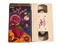 Original VHS Opening And Closing To Barney Into Outer Space USA VHS Tape