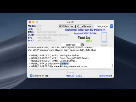 lapra1n tool | jailbreak iOS 15, IOS 16 easy and free