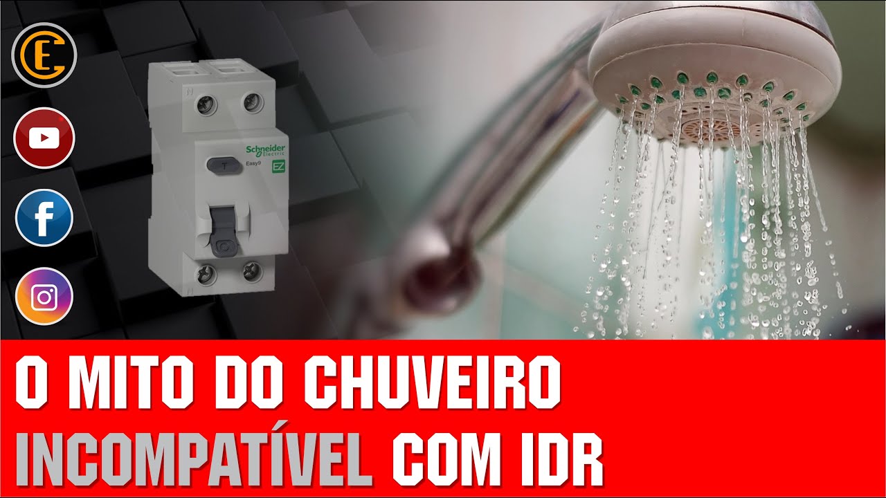 DESVENDAMOS O MITO DO CHUVEIRO INCOMPATÍVEL COM IDR (DR). 😱 🚿