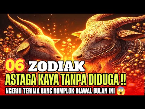 ASTAGAA😱 6 ZODIAK INI MENDADAK KAYA💲‼️REZEKINYA MENGALIR DERAS DIAWAL BULAN INI. BERSIAPLAH😱😱