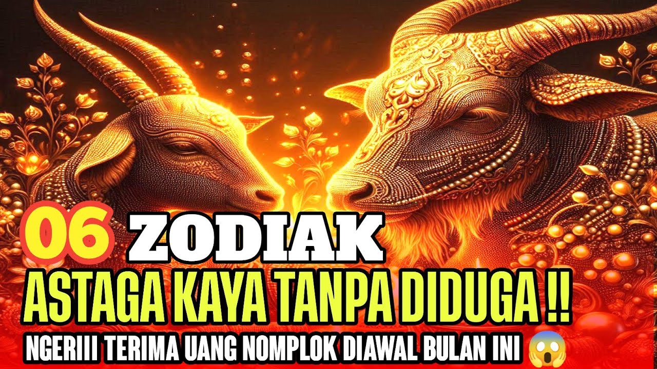 ASTAGAA😱 6 ZODIAK INI MENDADAK KAYA💲‼️REZEKINYA MENGALIR DERAS DIAWAL BULAN INI. BERSIAPLAH😱😱
