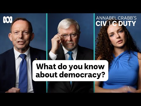 Thumbnail for video: The intriguing story of how we govern ourselves | Annabel Crabb's Civic Duty Thumbnail for video: The intriguing story of how we govern ourselves | Annabel Crabb's Civic Duty