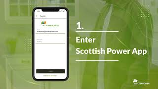 Opening meter reads through the ScottishPower app