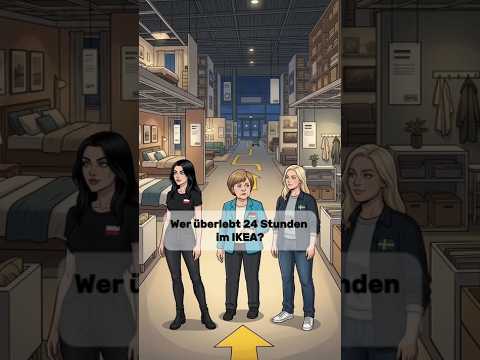 Wer überlebt 24 Stunden im IKEA? Deutschland vs. Polen vs. Schweden #ikea #satire  #witzig #frauen